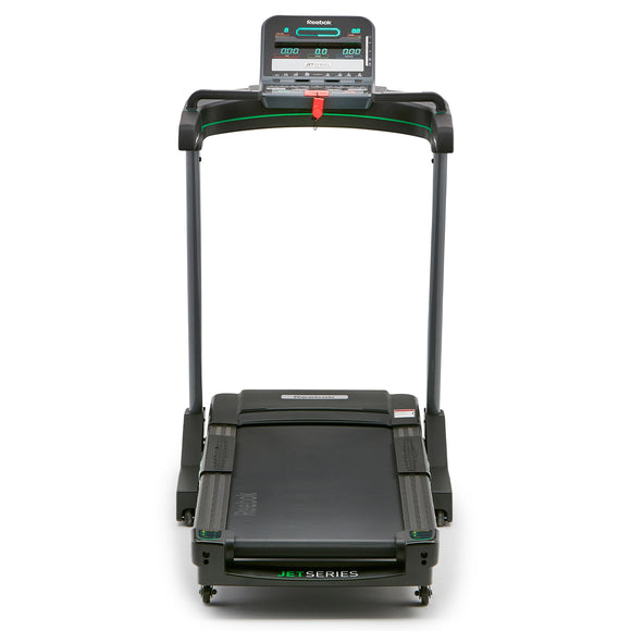 |ReebokJet200SeriesBluetoothFoldingTreadmillLifestyleFront|